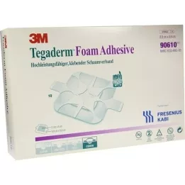 TEGADERM Espuma adhesiva FK 8,8x8,8 cm 90610, 10 uds