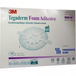 TEGADERM Adhesivo de espuma FK redondo de 13,9 cm 90619, 5 uds