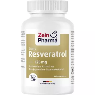 RESVERATROL 125 cápsulas, 120 cápsulas