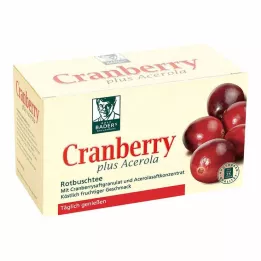 CRANBERRY ACEROLA Bolsa de filtro Baders, 20 unidades