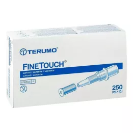 TERUMO Lancetas FineTouch de un solo uso, 250 unidades