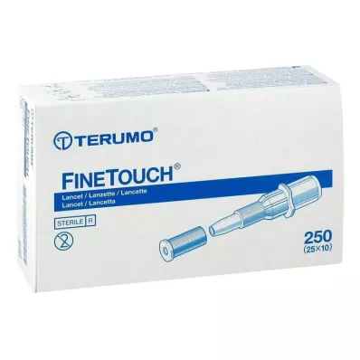 TERUMO Lancetas FineTouch de un solo uso, 250 unidades TERUMO Lancetas FineTouch de un solo uso, 250 unidades