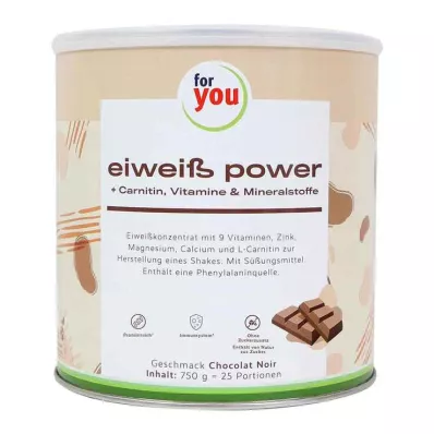 FOR YOU polvo de chocolate protein power, 750 g FOR YOU polvo de chocolate protein power, 750 g
