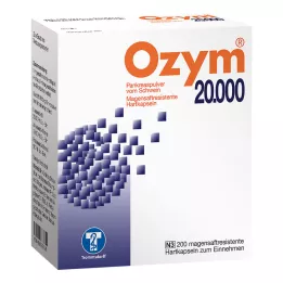 OZYM 20.000 cápsulas duras con recubrimiento entérico, 200 uds