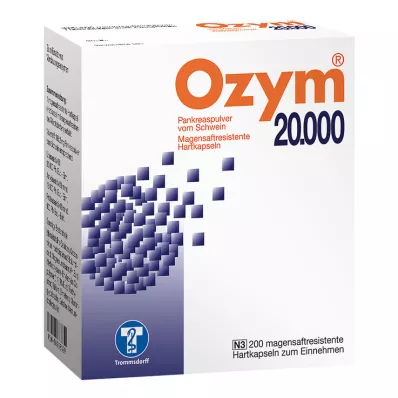 OZYM 20.000 cápsulas duras con recubrimiento entérico, 200 uds