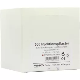 INJEKTIONSPFLASTER 16x57 mm, 500 unidades