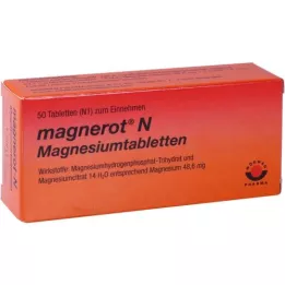 MAGNEROT N Comprimidos de magnesio, 50 uds