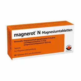 MAGNEROT N Comprimidos de magnesio, 50 uds