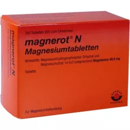 MAGNEROT N Comprimidos de magnesio, 200 uds