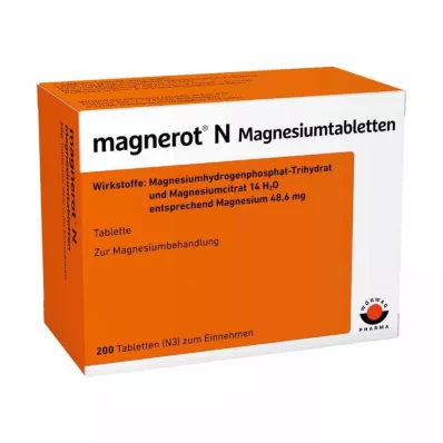 MAGNEROT N Comprimidos de magnesio, 200 uds