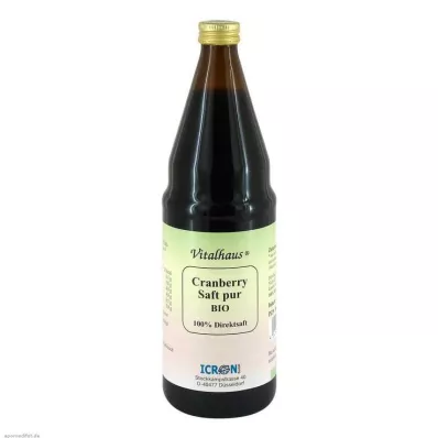 CRANBERRY SAFT Pure Organic Vitality House, 750 ml