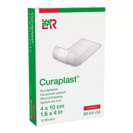 CURAPLAST Apósito sensible 4x10 cm 1 m, 10 uds