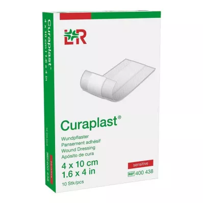 CURAPLAST Apósito sensible 4x10 cm 1 m, 10 uds CURAPLAST Apósito sensible 4x10 cm 1 m, 10 uds