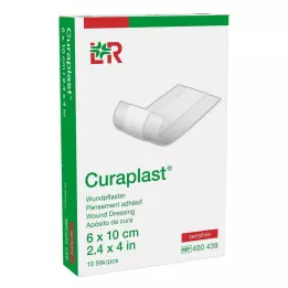 CURAPLAST Apósito sensible 6x10 cm 1 m, 10 uds