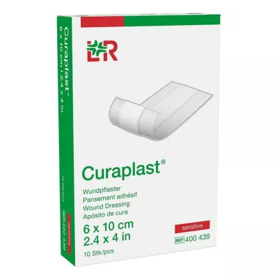 CURAPLAST Apósito sensible 6x10 cm 1 m, 10 uds CURAPLAST Apósito sensible 6x10 cm 1 m, 10 uds