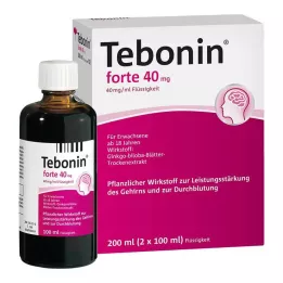 TEBONIN forte 40 mg solución, 2X100 ml