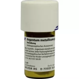 ARGENTUM METALLICUM trituración de praeparatum D 12, 20 g