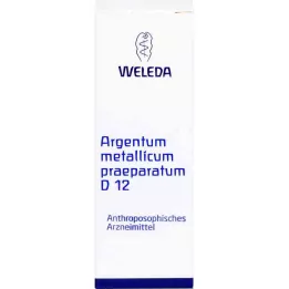 ARGENTUM METALLICUM trituración de praeparatum D 12, 20 g