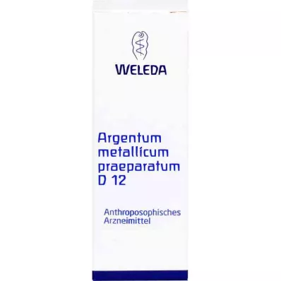 ARGENTUM METALLICUM trituración de praeparatum D 12, 20 g