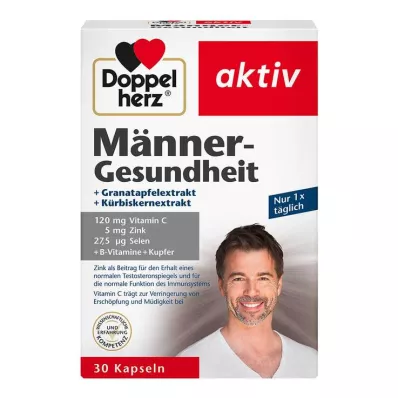 Cápsulas de salud masculina Doppelherz, 30 piezas