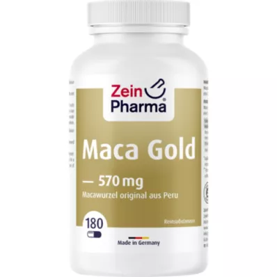 MACA GOLD cápsulas vegetales más zinc+vit.C, 180 uds