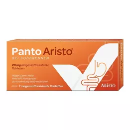 PANTO Aristo para la acidez de estómago 20 mg comprimidos con cubierta entérica, 7 uds