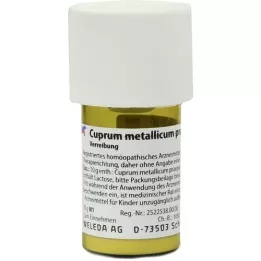 CUPRUM METALLICUM praep.D 20 Trituración, 20 g