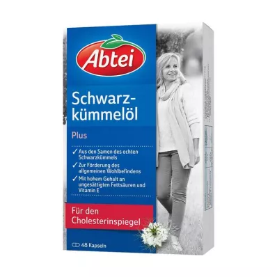 ABTEI Aceite de comino negro Plus Cápsulas, 48 Cápsulas