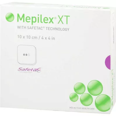Mepilex XT Apósito de espuma de 10x10 cm, 5 piezas