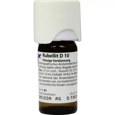 RUBELLIT D 10 Dilución, 20 ml