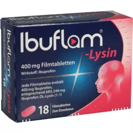 IBUFLAM-Lisina 400 mg comprimidos recubiertos con película, 18 uds