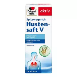 DOPPELHERZ Jarabe para la tos Ribwort V, 150 ml