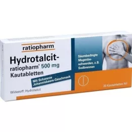 HYDROTALCIT-ratiopharm 500 mg comprimidos masticables, 20 uds