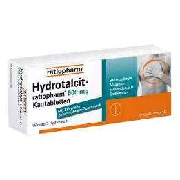 HYDROTALCIT-ratiopharm 500 mg comprimidos masticables, 50 uds