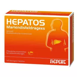 HEPATOS Pastillas de cardo mariano, 100 unidades