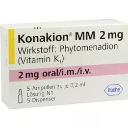 KONAKION MM 2 mg de solución, 5 uds