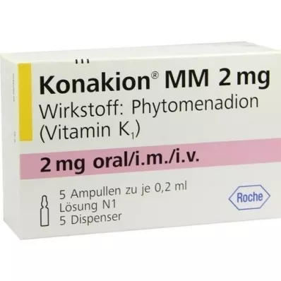 KONAKION MM 2 mg de solución, 5 uds