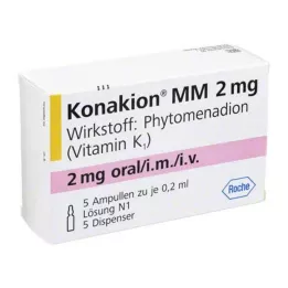 Konakion MM 2 mg de solución, 5 piezas
