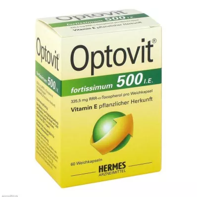 OPTOVIT fortissimum 500 cápsulas, 60 uds