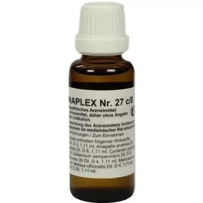 REGENAPLEX No.27 c/II gotas, 30 ml