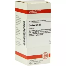 CANTHARIS C 30 comprimidos, 80 uds