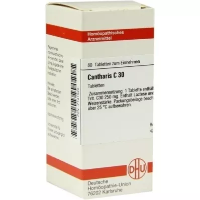 CANTHARIS C 30 comprimidos, 80 uds