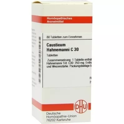 CAUSTICUM HAHNEMANNI C 30 comprimidos, 80 uds