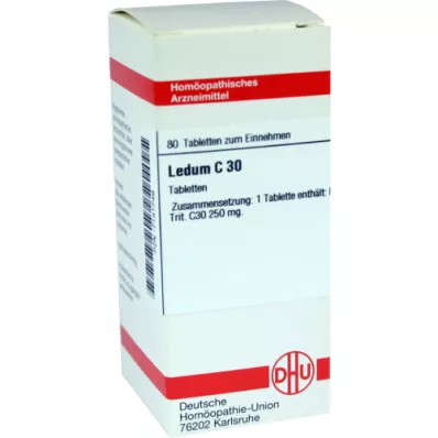 LEDUM C 30 comprimidos, 80 uds