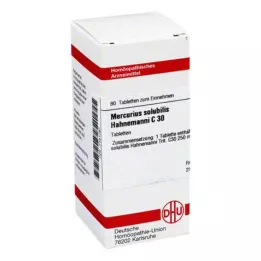 MERCURIUS SOLUBILIS Hahnemanni C 30 Comprimidos, 80 uds