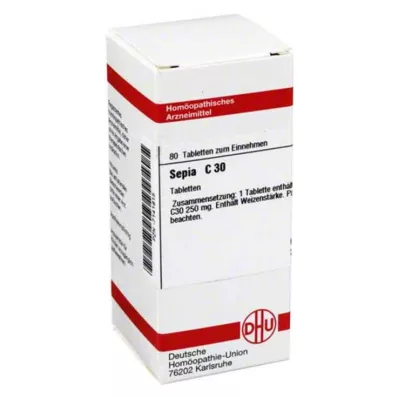 SEPIA C 30 comprimidos, 80 uds