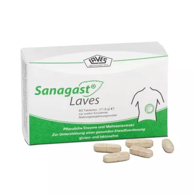 SANAGAST Comprimidos Laves, 60 uds