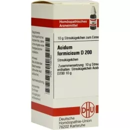 ACIDUM FORMICICUM D 200 glóbulos, 10 g