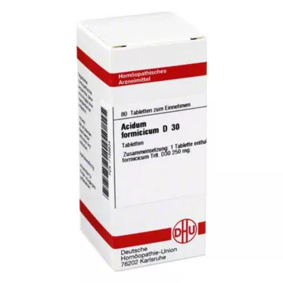 ACIDUM FORMICICUM D 30 comprimidos, 80 uds