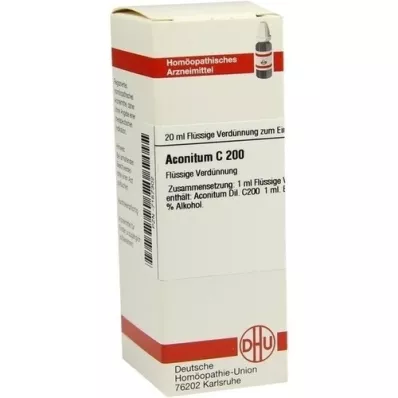 ACONITUM C 200 Dilución, 20 ml